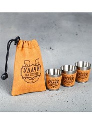 Фото Набор стопок 60мл "Удачи на охоте" 3шт LPT-2-60