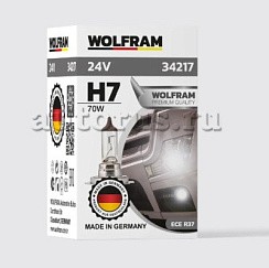 Фото Автолампа H7 24V  70W PX26d WOLFRAM ближний