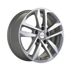 Фото Диск 16 6,5J*16 5/114,3/67,1+45 Khomen Wheels KHW-1612 (Mazda3/ix35) F-Silver-FP