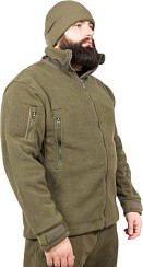 Фото Кофта тактическая флисовая Cherokee PRO олива/хаки 56-58
