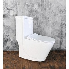 Фото Монолит T1011 UF сиденье дюропласт с микролифтом (с гофрой и подводкой)