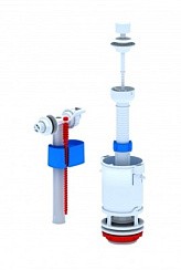 Фото Арматура к смыв. бачку ШТОК АНИ пласт, белый, Бок/подв. WC4050 ЭКОНОМ