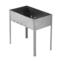 Фото Мангал сборный Helios Light 400x240x400мм, сталь 0,4мм (HS-МC.03-Э) Helios