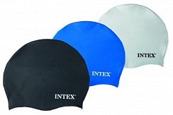 Фото Силиконовая шапочка для плавания Intex 8 лет. 55991/24
