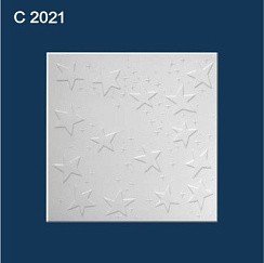 Фото Плита Солид С2021 потолочная белая (40)