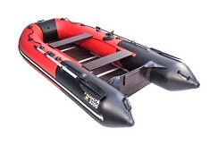 Фото Лодка надувная "Ривьера Компакт 3200 СК", Комби, красный/черный