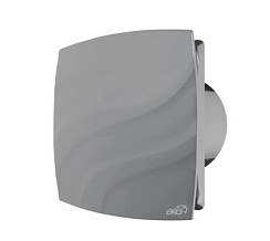 Фото Вентилятор вытяжной с обратным клапаном D100С WAVE Gray ERA