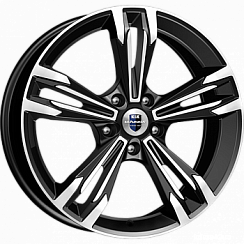 Фото Диск 18 7J*18 5/114,3/67,1+38 Каррера (КС655) алмаз чёрн.K&K