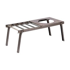 Фото Костровая решетка  "Следопыт" с подставкой под казан, усиленная