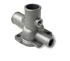 Фото (21083130301410) Патрубок головки блока водяной 21082 (инжектор) "АВТОВАЗ"