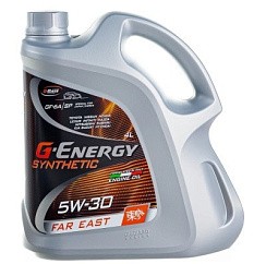 Фото Масло G-Energy Synthetic Far East 5W30 SP, ILSAC GF-6A 4л син.