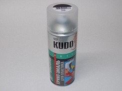 Фото KUDO Спрей-грунт черный для пластика RAL 9005,KU-6002 520 мл