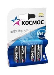 Фото Батарейка LR6 АА Космос 4шт. блистер