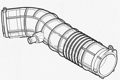 Фото (8450006394) Патрубок воздухозаборника 2180 Веста «АВТОВАЗ»