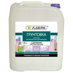 Фото Грунт интерьерный сцепляющий против плесени Лакра, 1л