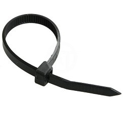 Фото Хомут 2.5х150 нейлон чёрный (уп.100шт) IEK 9809395