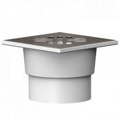 Фото Трап Ду110 вертикальный прямой 15х15