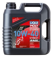 Фото Масло 4Т LIQUI MOLY Motorbike Synth Street Race 10W40 SN   4л. синт.↑20754