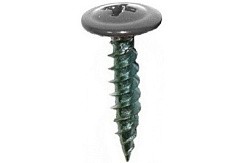 Фото Саморез прессшайба острая 4,2\19 (220), серый RAL 7024 0200294 КЧ