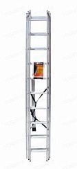 Фото Лестница, 3 х 7 ступеней, алюминиевая, трёхсекционная Вихрь 73/5/1/20