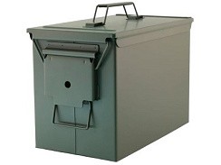 Фото Металлический ящик Laserhunt большой (зелёный, размер: 325х185х220 мм.)