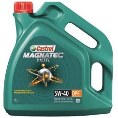 Фото Масло CASTROL Magnatec Diesel DPF  5W40 C3 SN/CF   4л. диз. син.(156EDD)